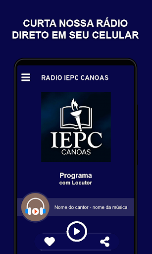 Android application Rádio Iepc Canoas screenshort