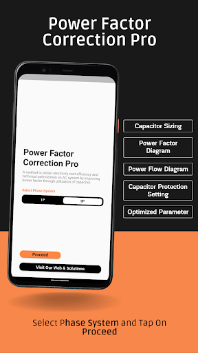 Android application Power Factor Correction Pro screenshort
