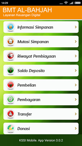 Android application BMT Al Bahjah Online screenshort