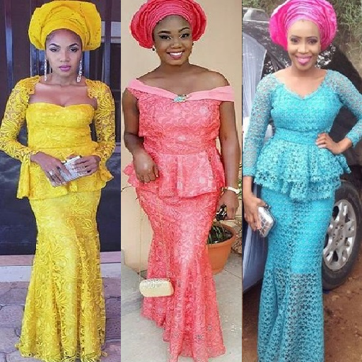 2019 lace skirt and blouse styles