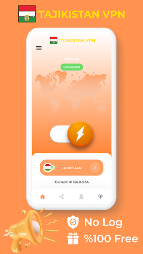 Android application Tajikistan VPN - Private Proxy screenshort