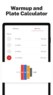 StrongLifts Weight Lifting Log Screenshot