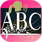 ABC learning with  song icon