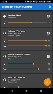 Bluetooth Volume Manager Tangkapan layar