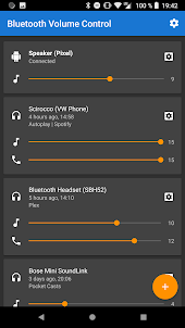 Controle de Volumes Bluetooth