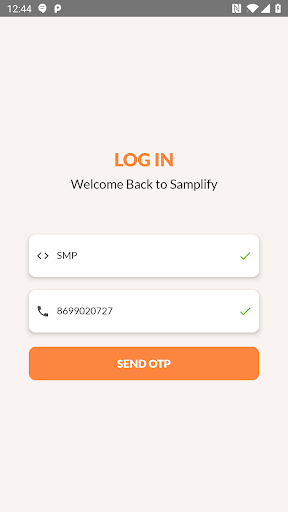 Android application Samplify Runner screenshort