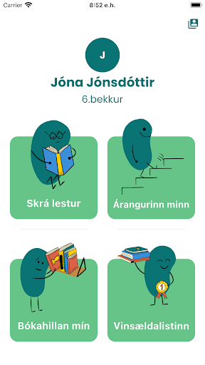 Android application Læsir screenshort