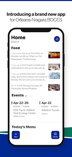 Android application Orleans/Niagara BOCES screenshort
