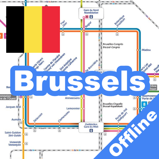 BRUSSELS METRO MAP OFFLINE Download on Windows