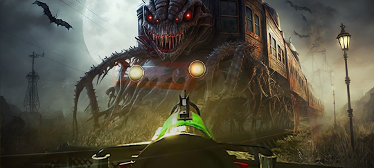 Spider Train scary Monsters