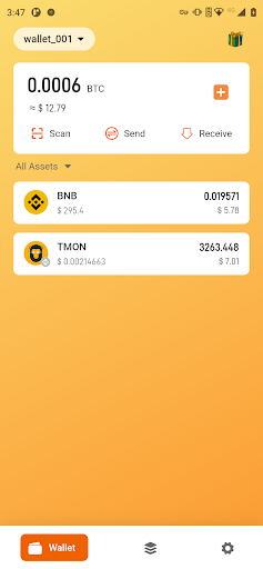 Android application TMON Wallet screenshort