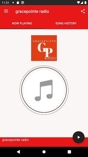 Android application Gracepointe Radio screenshort
