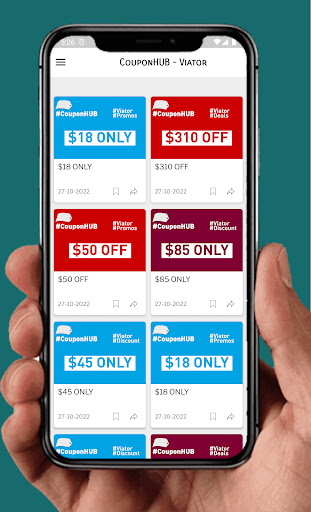 Android application Coupons for Viator screenshort
