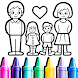 Family Love Coloring Book - Androidアプリ