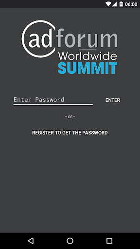 Android application AdForum Summit screenshort