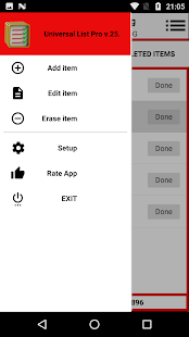Universal List Pro - Ideas lis Screenshot
