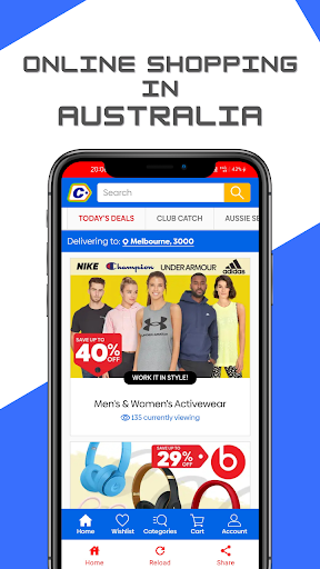 Australia Online Shopping App Screen 3