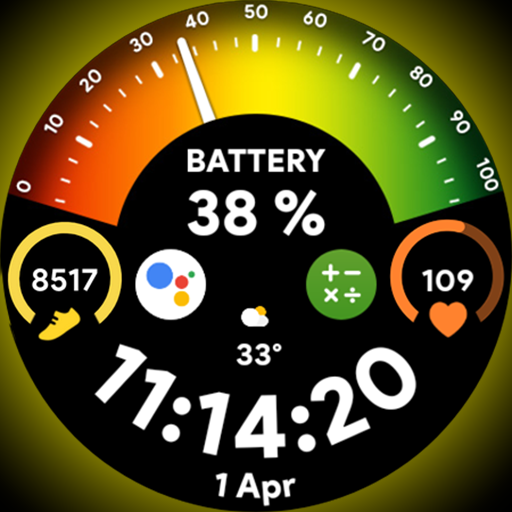 Battery Dial - Watch face Logo
