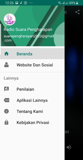 Radio Suara Pengharapan Screen 3