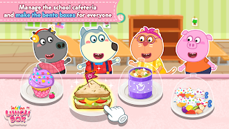 Game screenshot Wolfoo's School Lunch Box mod apk