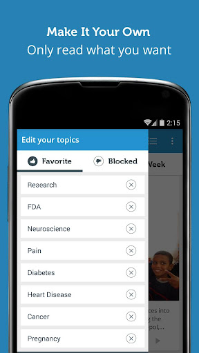 Health & Fitness News and Tips Screen 2