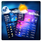 Daily weather details widget for forecast icon
