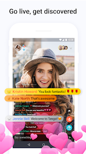 Tango - Live Video Broadcasts and Streaming Chats Screenshot