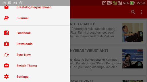 Faculty of Law Unpatti Mobile Screen 2