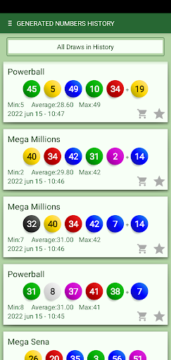 Lotto generator & statistics screenshot 10