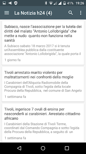 Tivoli notizie locali Screen 3