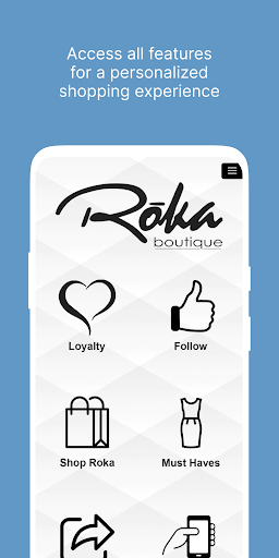 Android application Roka Boutique screenshort