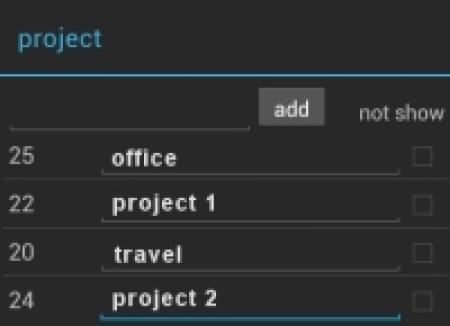 Timemanage Screen 2