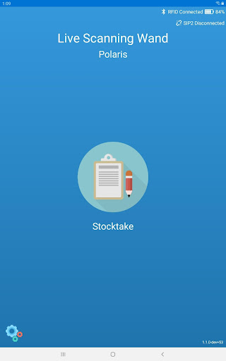 Android application Live Scanning Wand screenshort