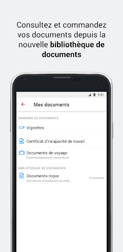 Android application Solidaris Wallonie screenshort