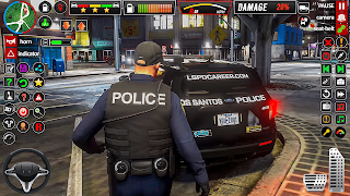 Police Car Chase Parking Game - Screenshot 1