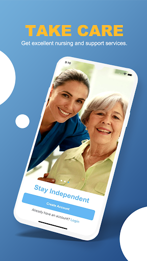 Android application 24/7 Nursing Care screenshort