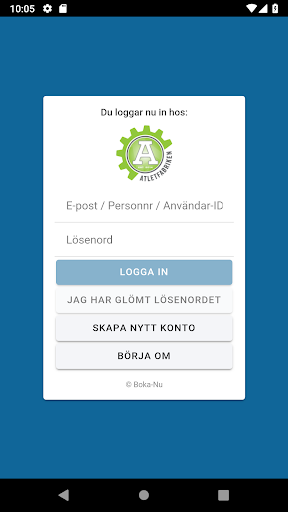 Android application Boka-Nu screenshort