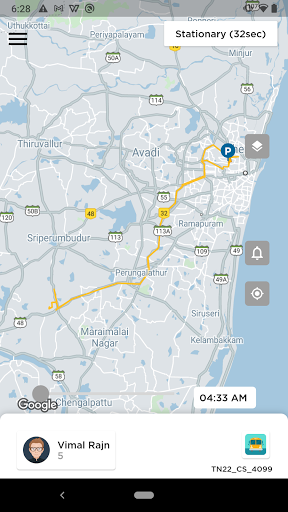 NeoTrack - Employee BusTracker Screen 3
