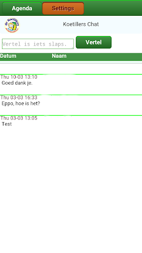 De Koetillers Agenda Screen 2