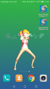 Anime Dancing Live Wallpaper Pro Capture d'écran
