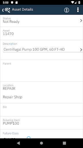 IBM Maximo Asset Manager Screen 2