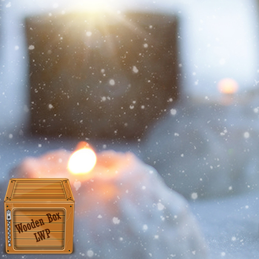 beautiful snowfall wallpaper logo