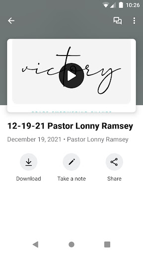 Victory Baptist Denver NC Screen 3