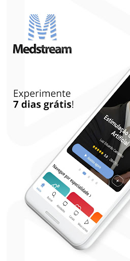 Android application Medstream - Cursos de Medicina screenshort