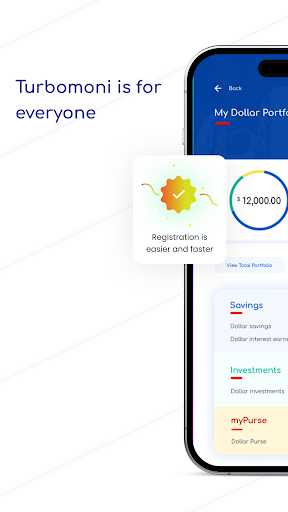 Turbomoni - Plan, Pay & Save Screen 2