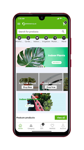 Android application Green Souq screenshort