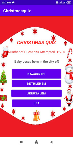 Santa Quiz Screen 3