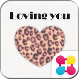 Cute Theme Big Leopard Heart icon