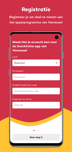 Android application Vanreusel SnackCoins screenshort