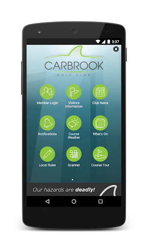 Android application Carbrook Golf Club screenshort